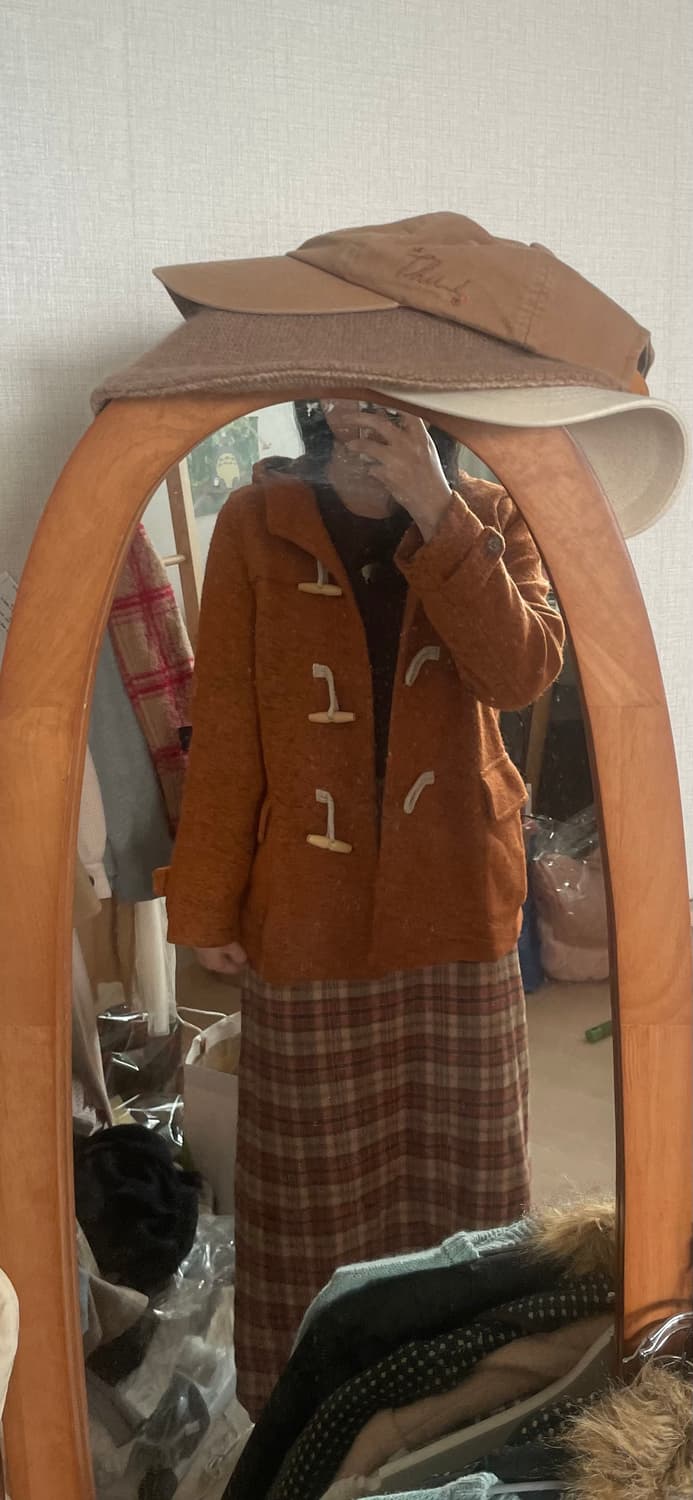 모리걸 빈티지 오렌지 떡코 원피스 set🧡🤎 상품이미지7