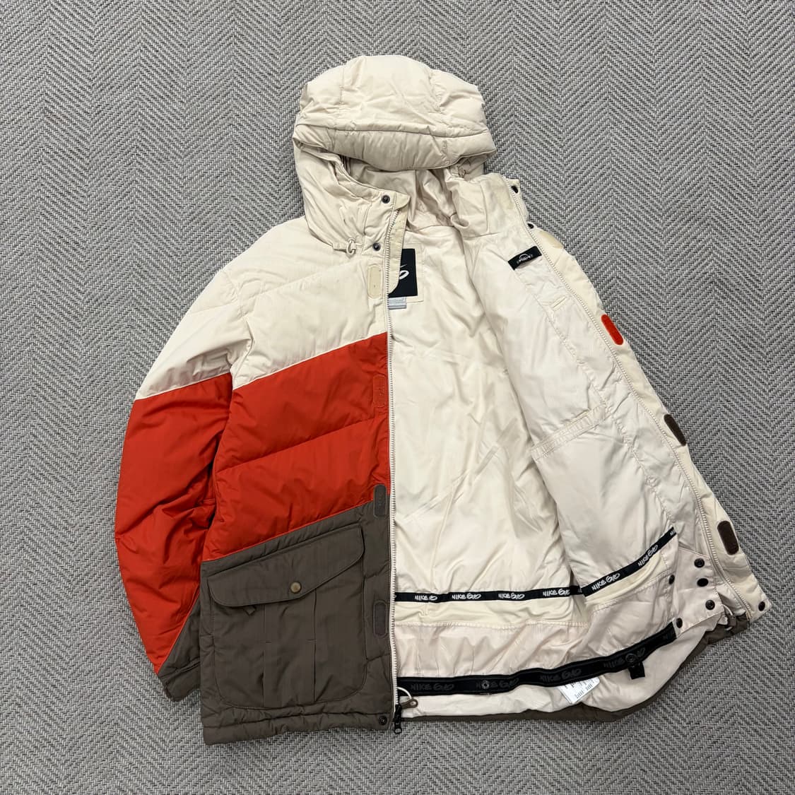 나이키6.0 배색 구스다운 패딩 v1429  상품이미지5