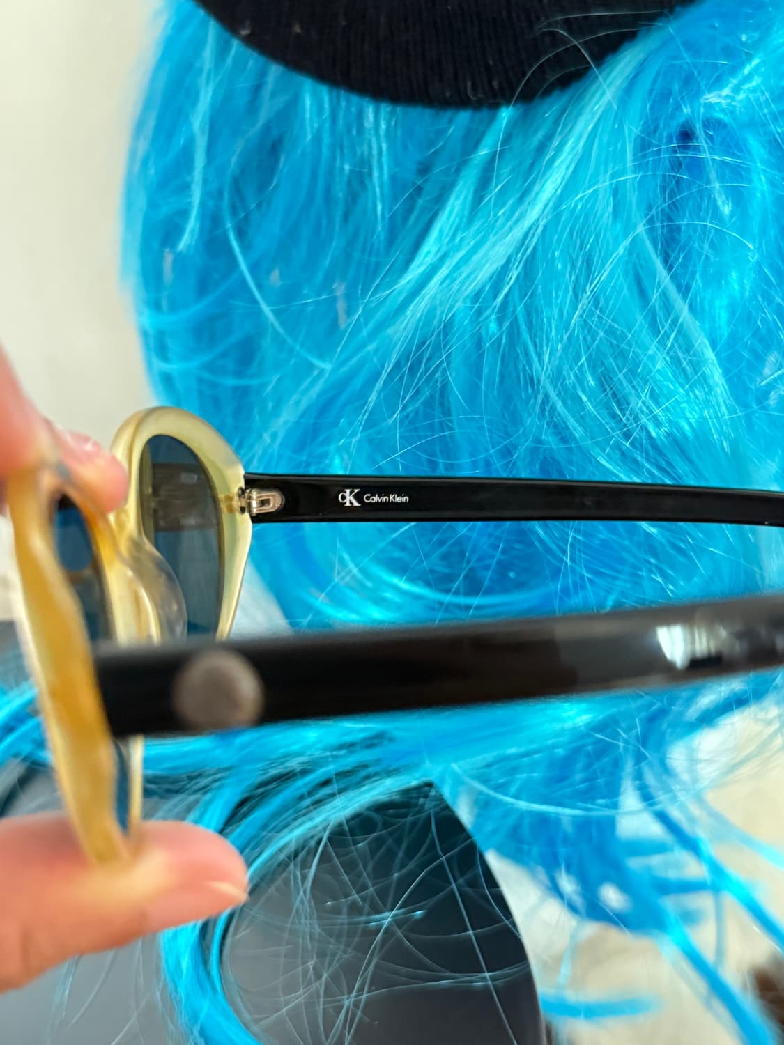 90s Ck Kurt cobain oval sunglasses 상품이미지8
