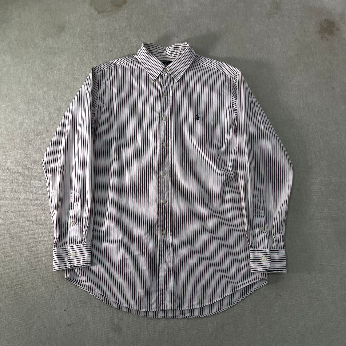 100 폴로랄프로렌 빈티지 스트라이프 셔츠 상품이미지1