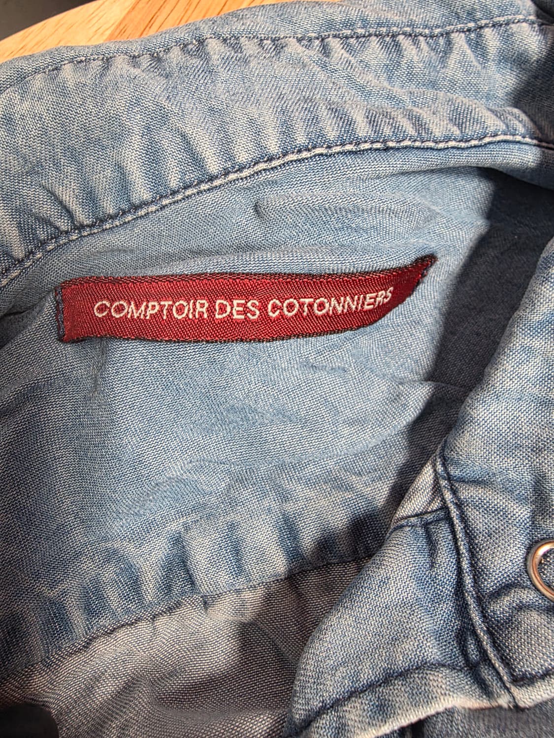 Comme Ca Du Mode 꼼뜨와데꼬또니에 데님 셔츠 M (미니멀) 상품이미지4