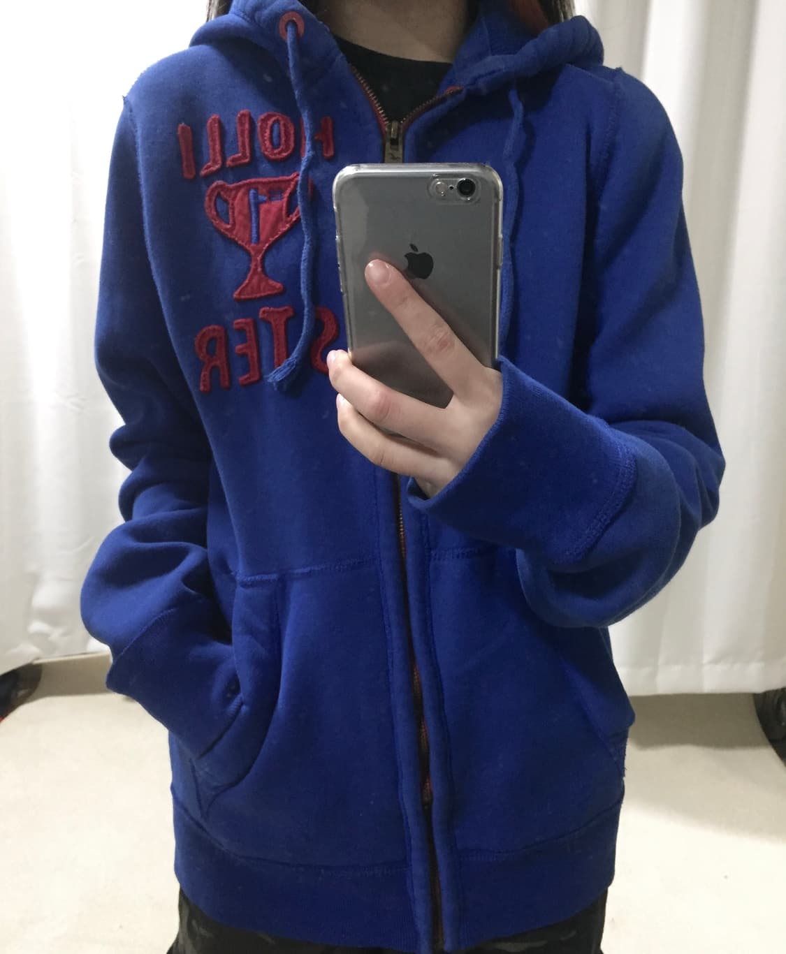 홀리스터 블루 후드집업 상품이미지1