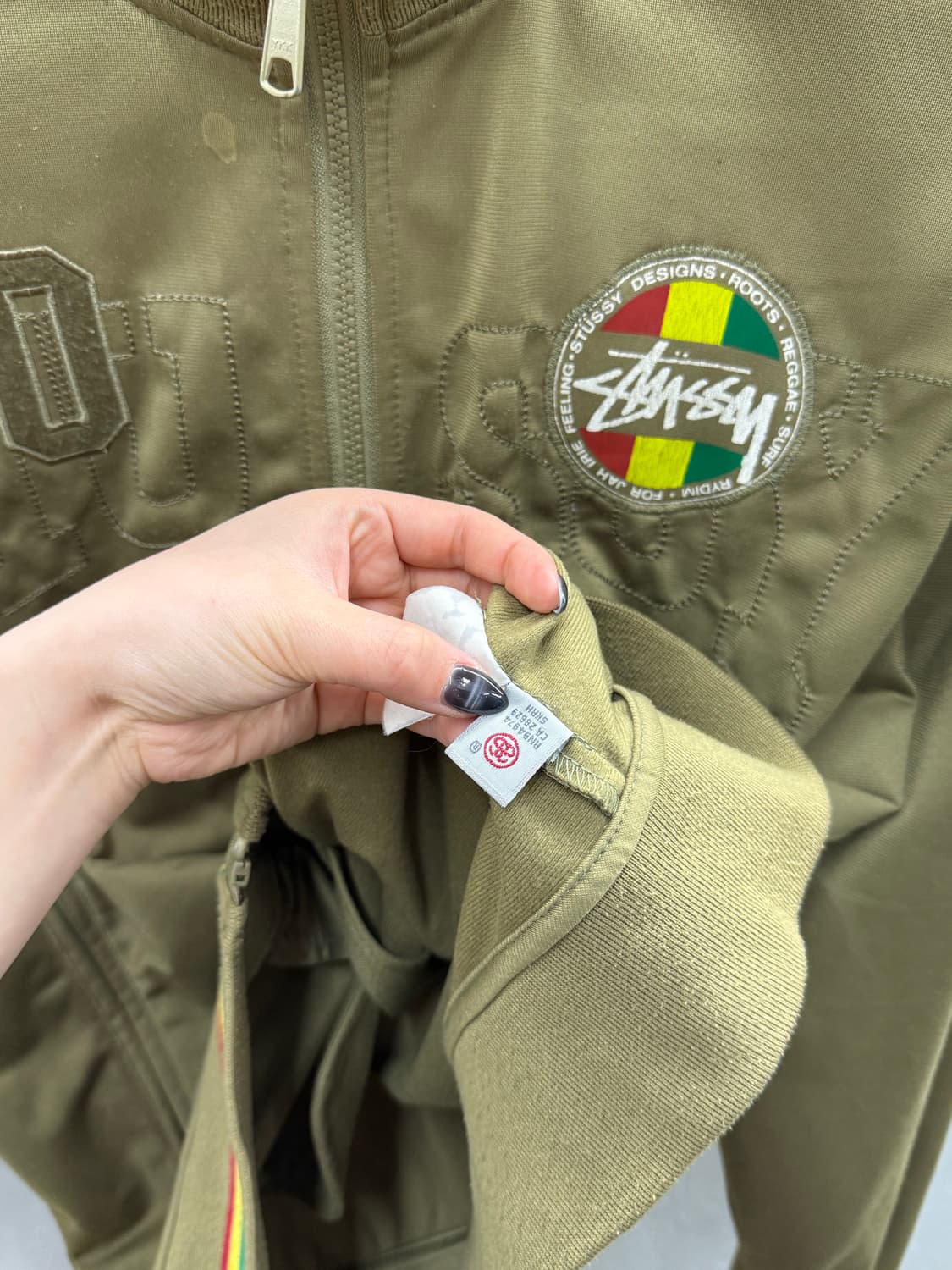 STUSSY 시투시 00s 트랙 자켓 져지 M 상품이미지7