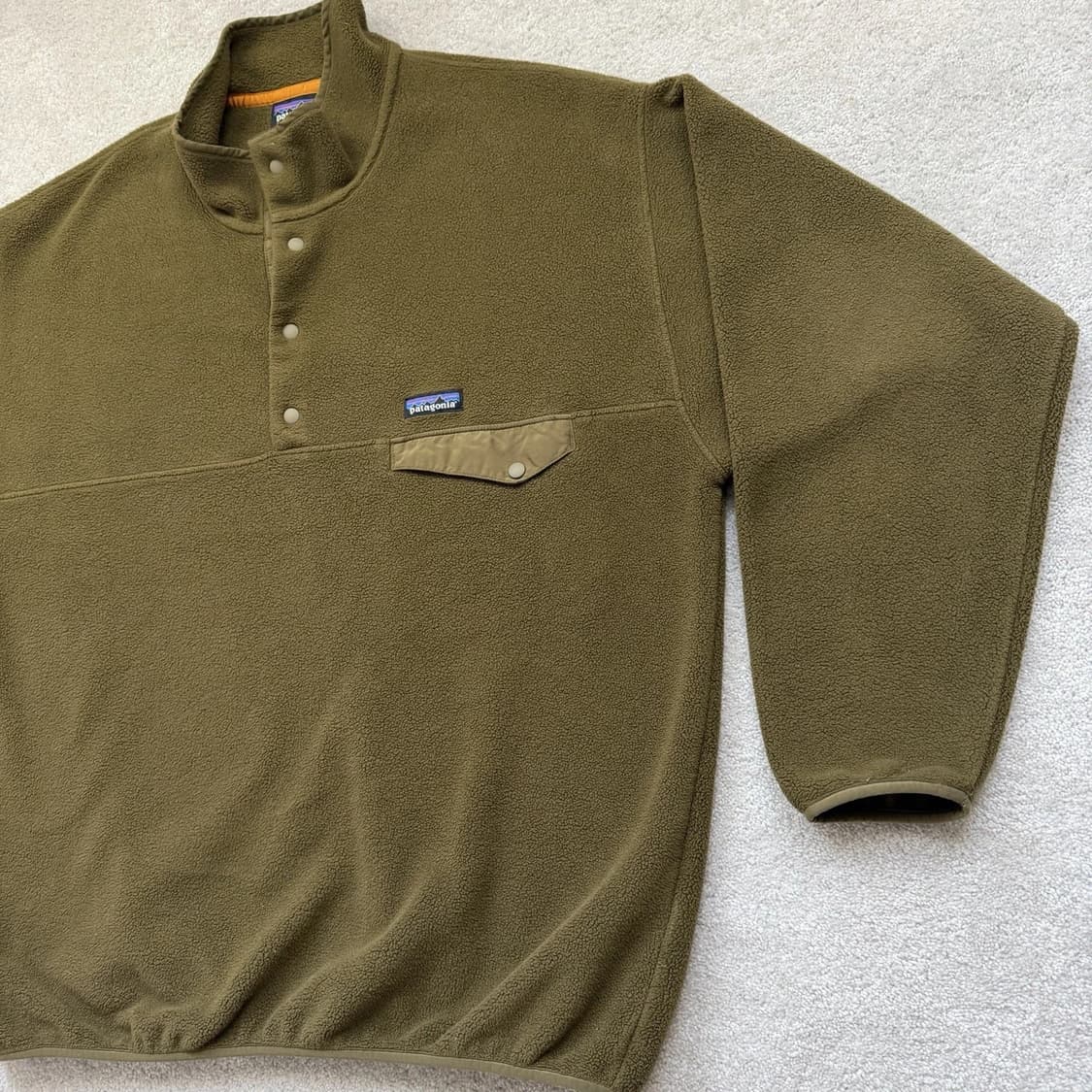 18FW 파타고니아 신칠라 스냅-T 올리브 상품이미지5