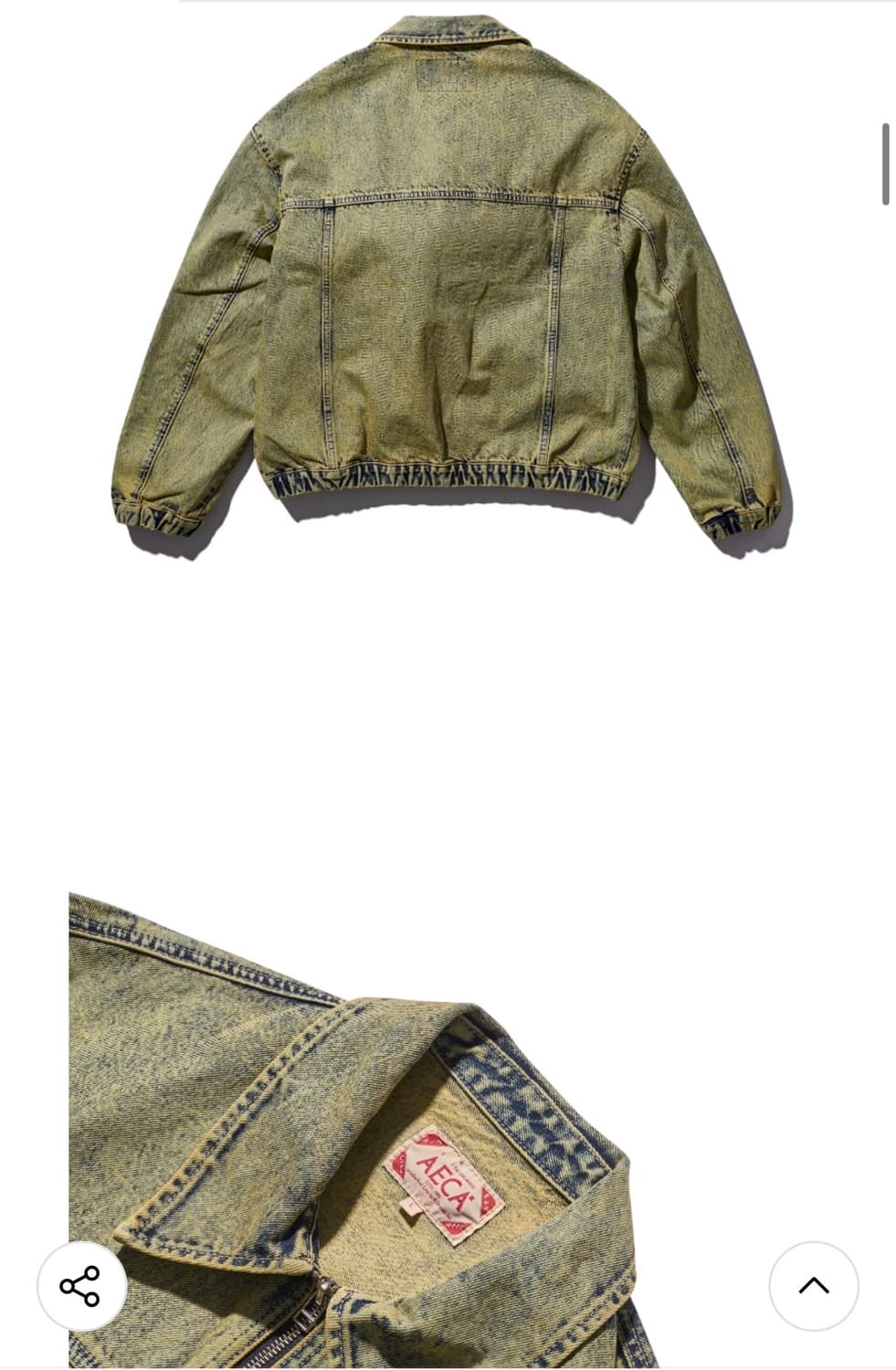 에이카 데님 자켓 M 상품이미지2