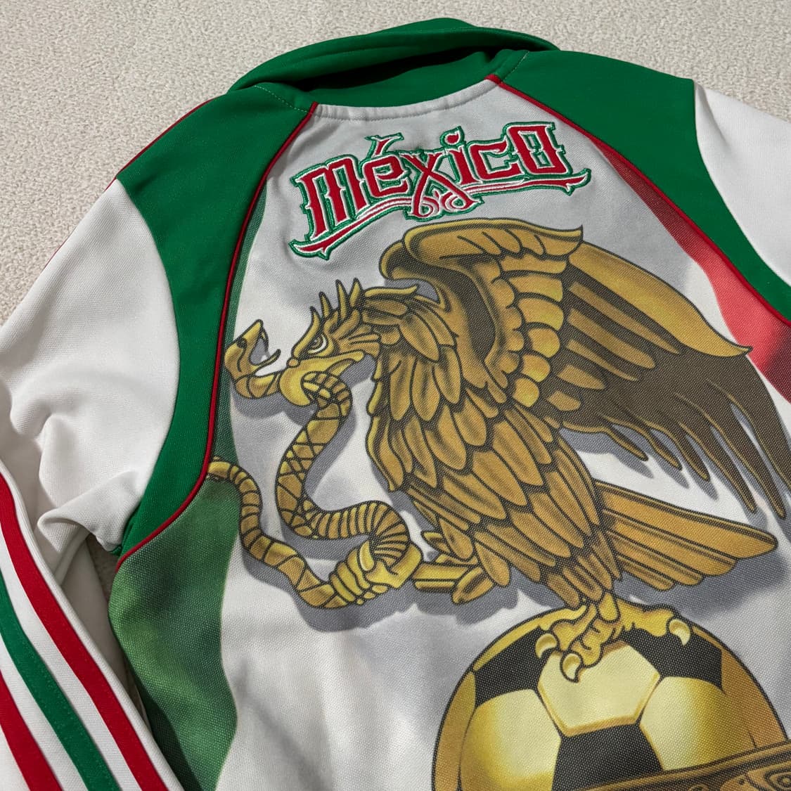 아디다스 멕시코 빨초흰 딱붙핏 져지 상품이미지6