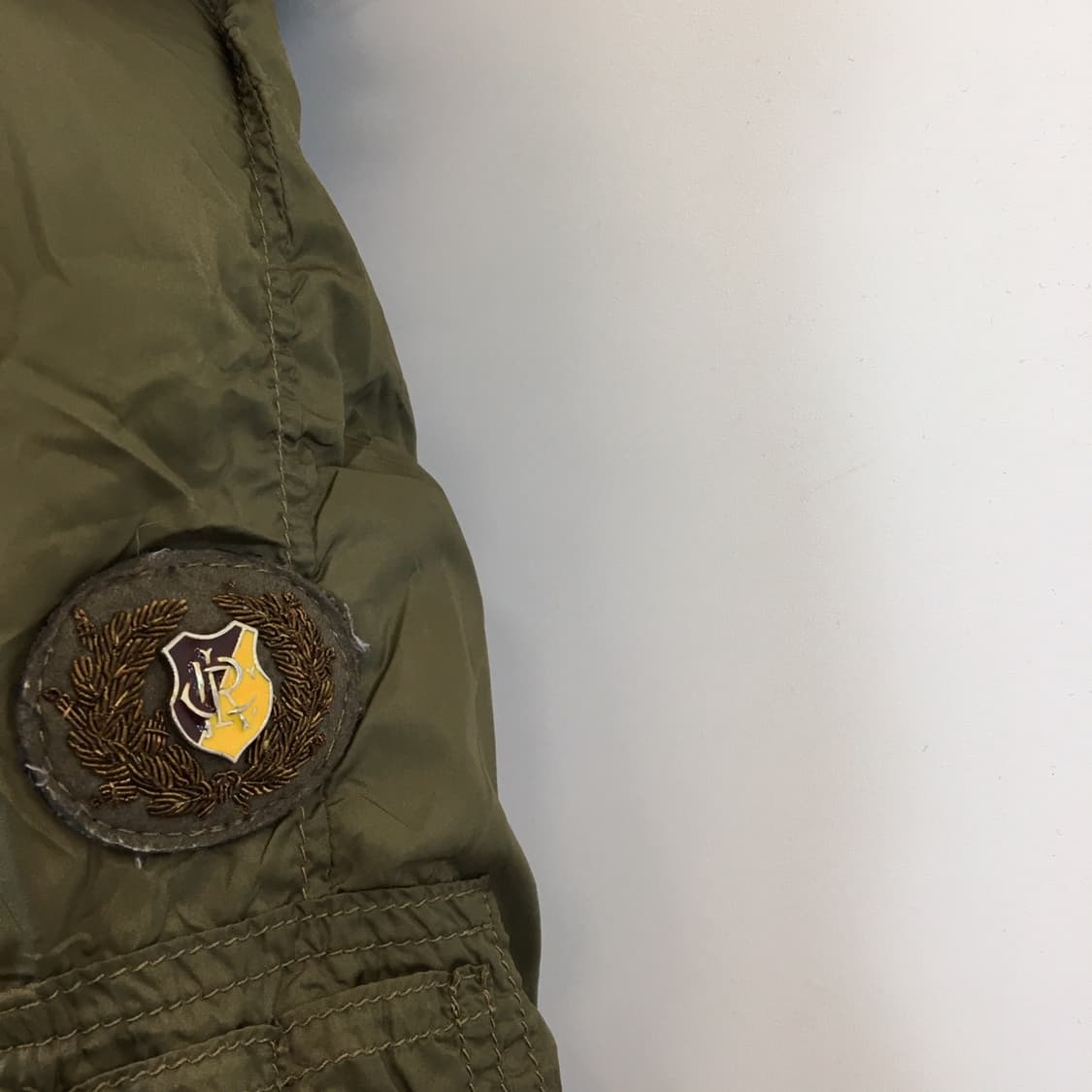 폴로 랄프로렌 그레이덕다운 N3B 야상패딩 S 모자 양가죽  상품이미지4