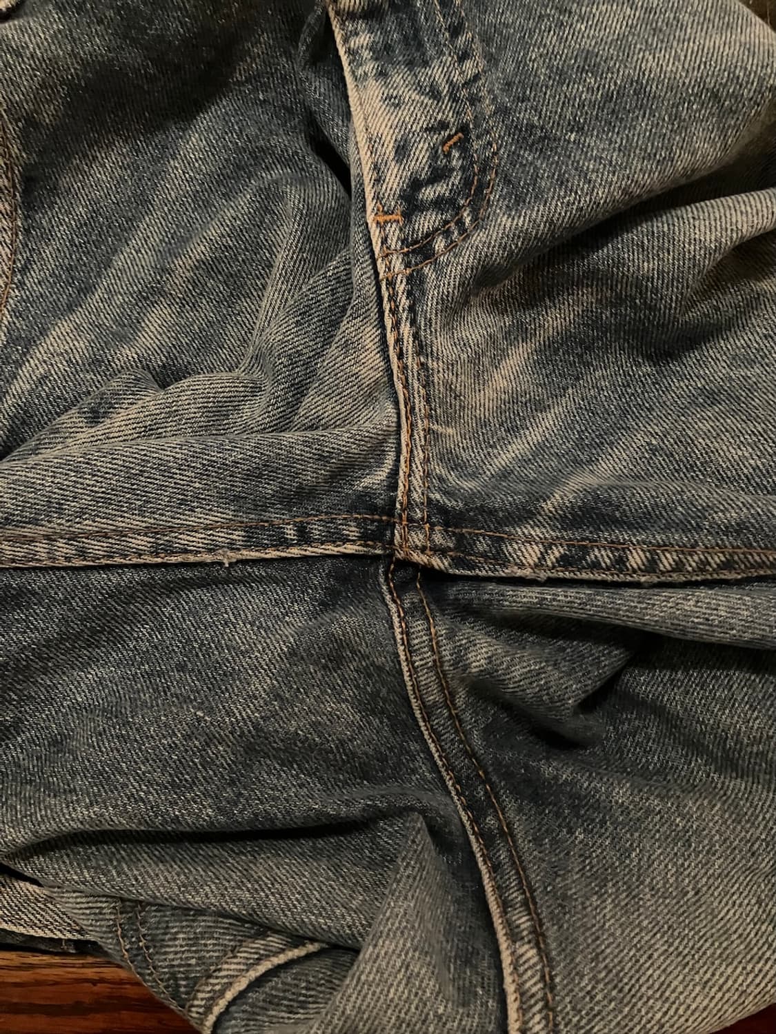 90s USA 빈티지 리바이스 517 오렌지탭 부츠컷 데님 팬츠 상품이미지8