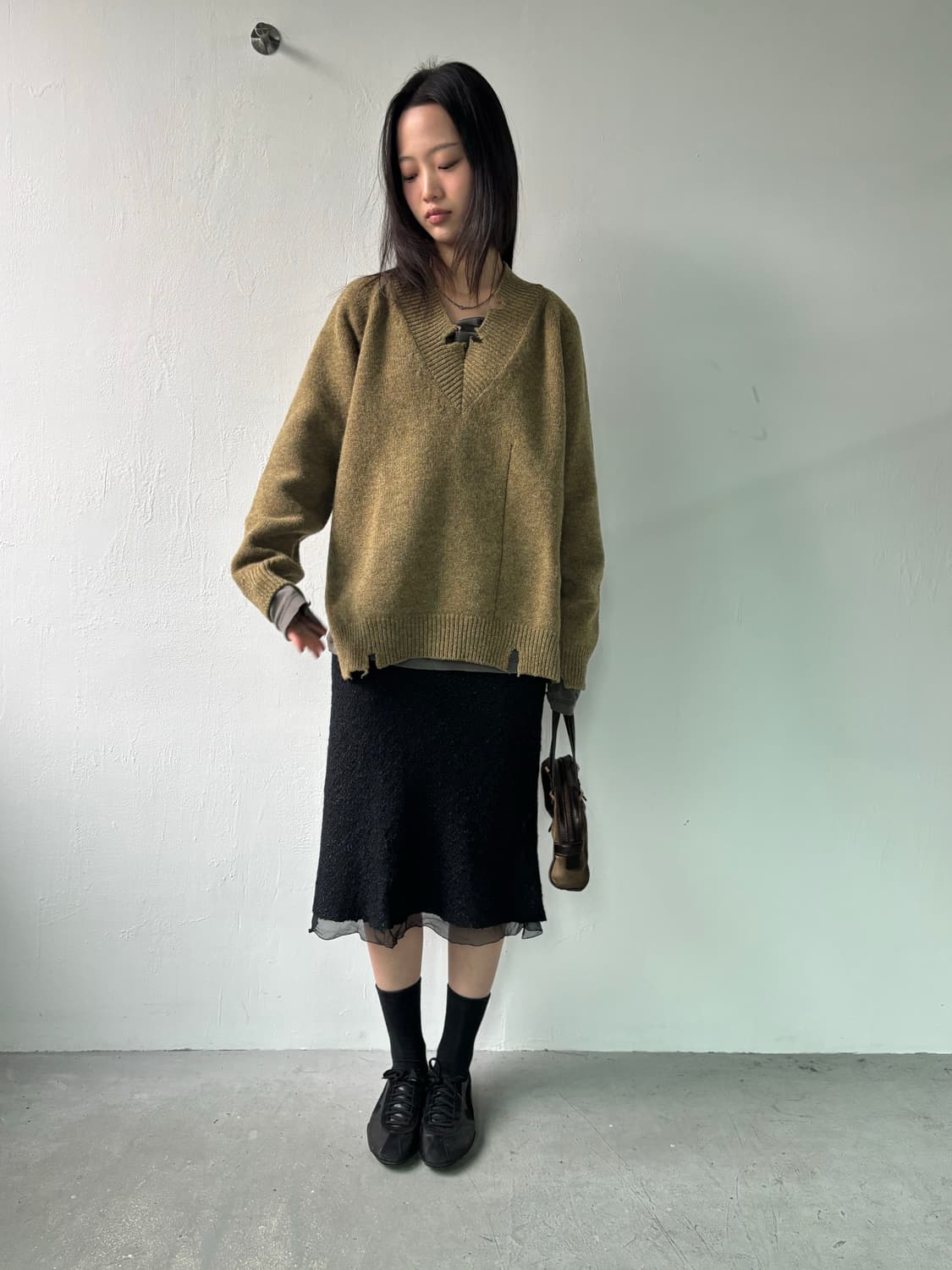 펜디 스웨이드 미니 보스턴 상품이미지2