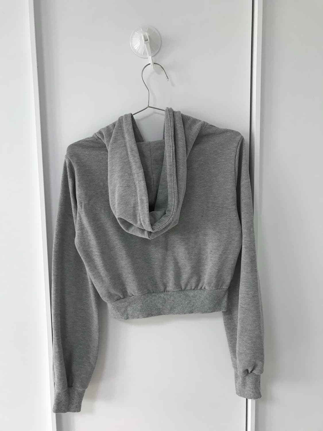 vintage grey crop hood-zip up 상품이미지8