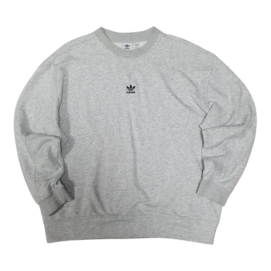 (바배) 아디다스 센터로고 그레이 맨투맨  상품이미지1