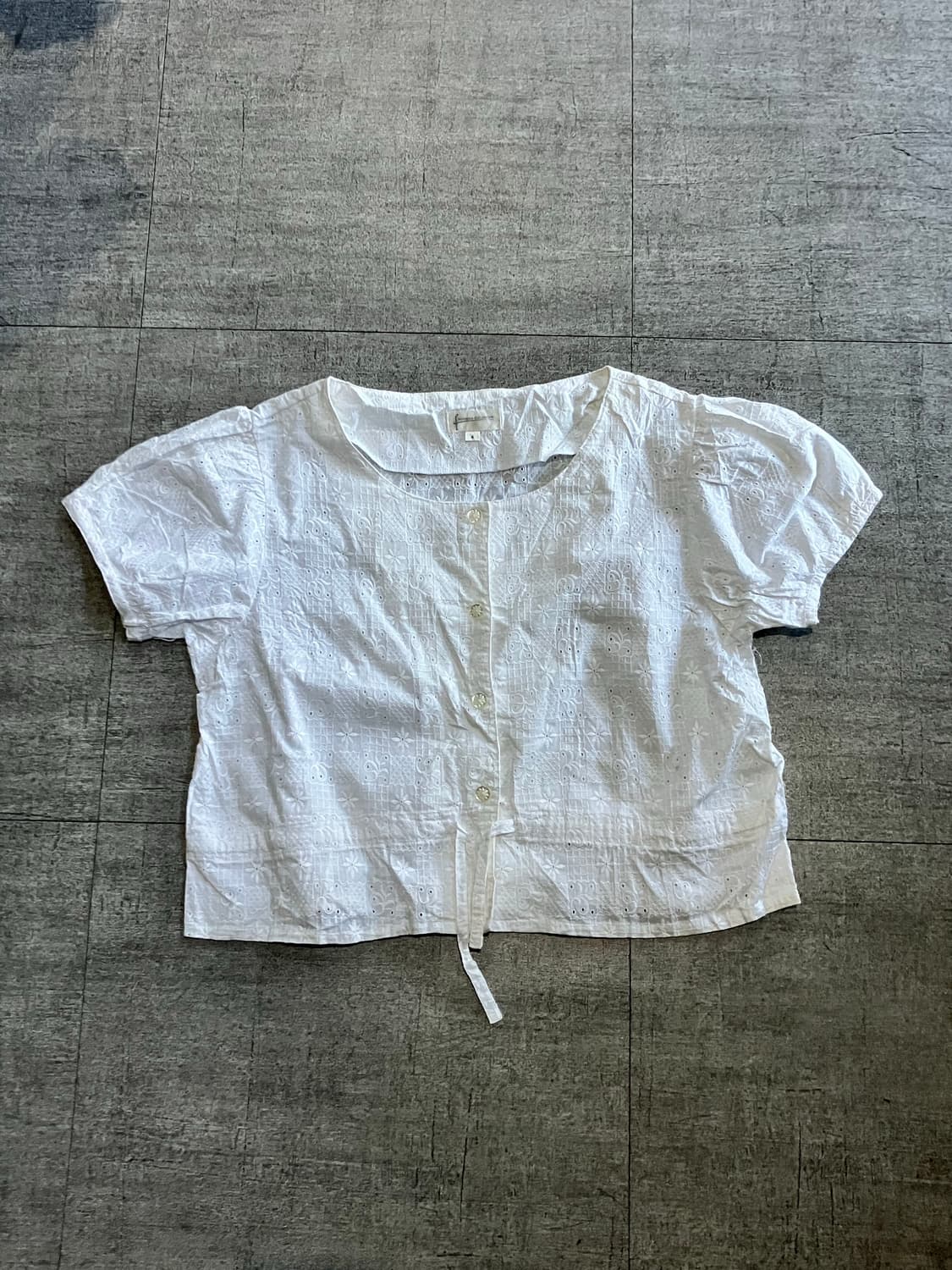 일본빈티지 Felissimo 하구미모리걸 달천깔페어리 반팔블라우스자켓 상품이미지1