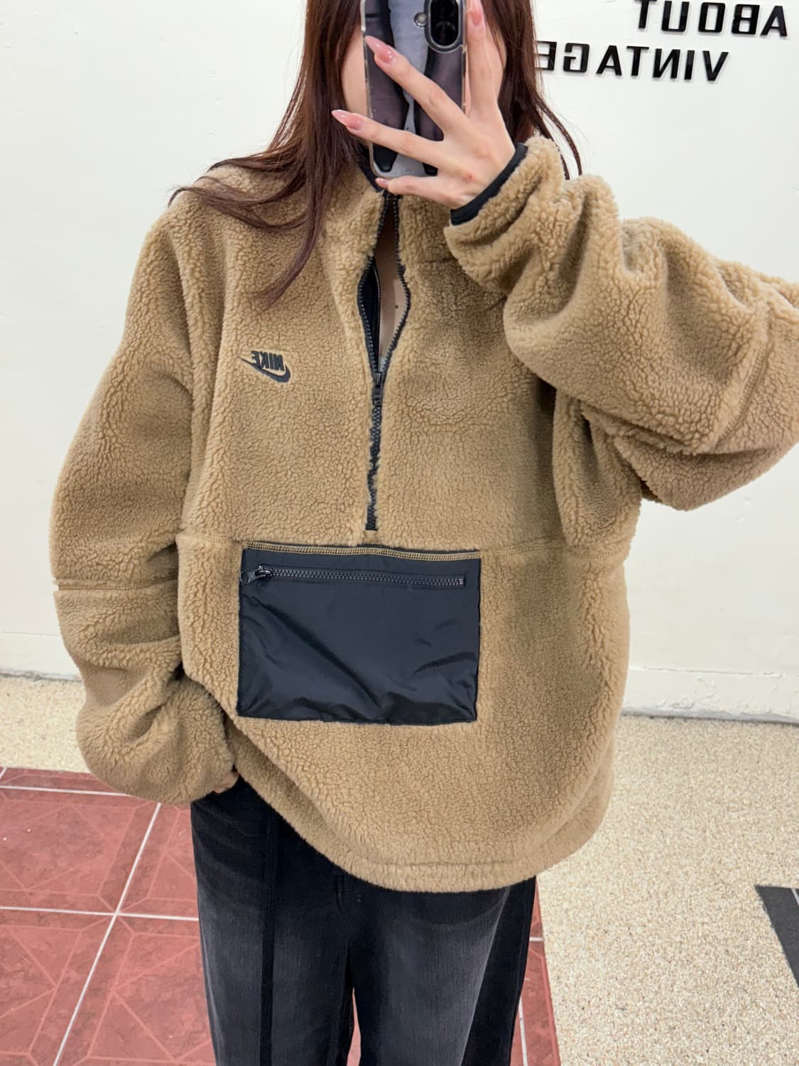 나이스 후리스 아노락 XL 상품이미지8