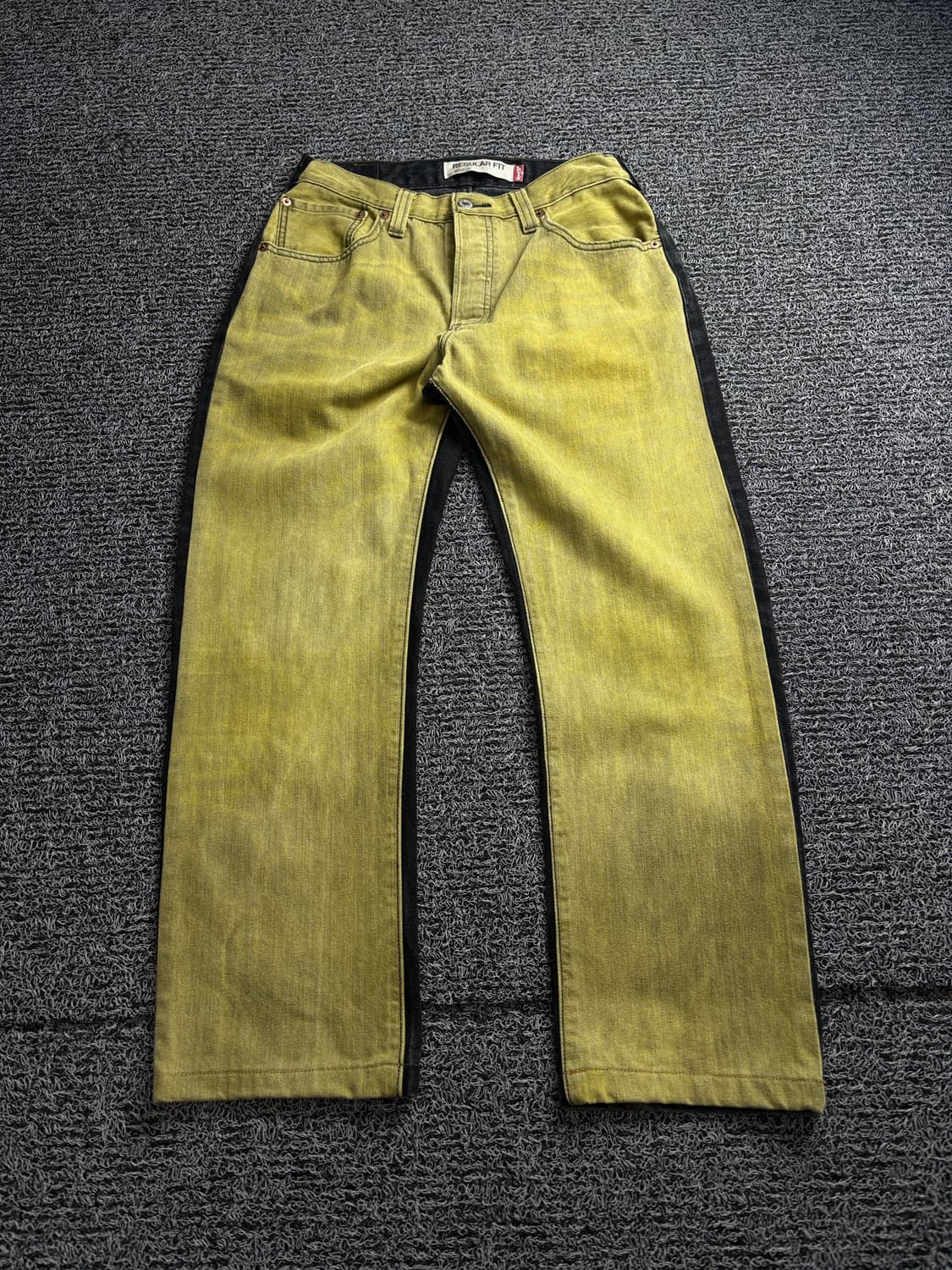 리바이스 505 페인팅 커스텀 믹스업 블랙 데님 팬츠 3148 상품이미지2