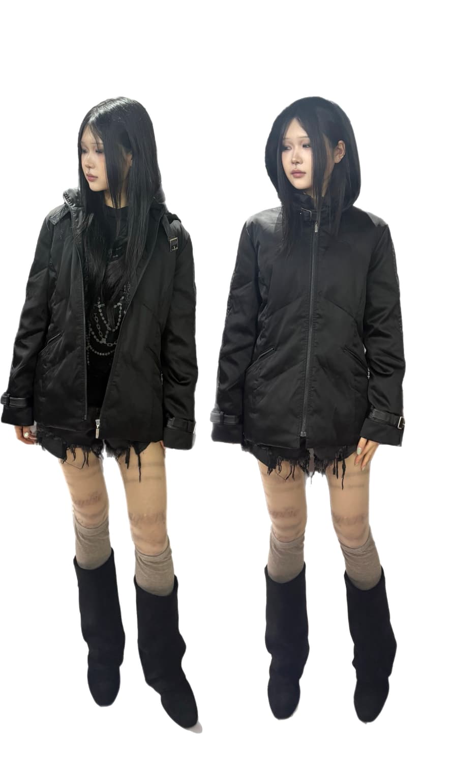 TTF ✳️ 꾸레쥬 벨크로 구스다운자켓 상품이미지1