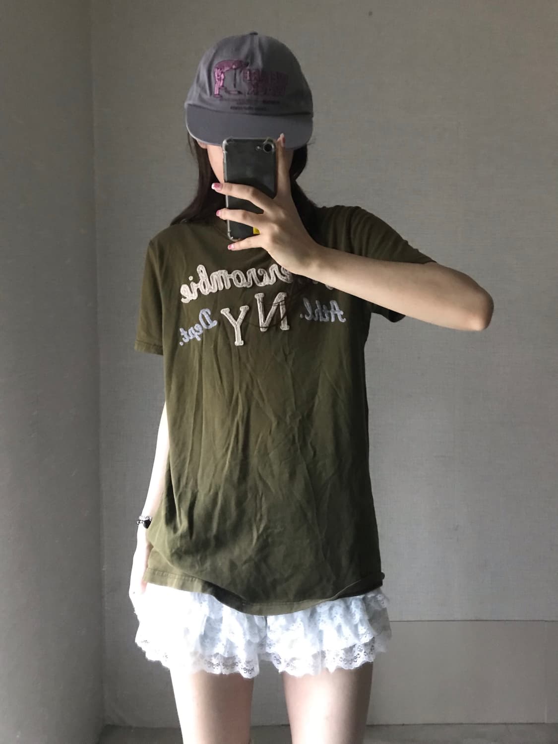 아베크롬비 카키 반팔티셔츠 상품이미지1