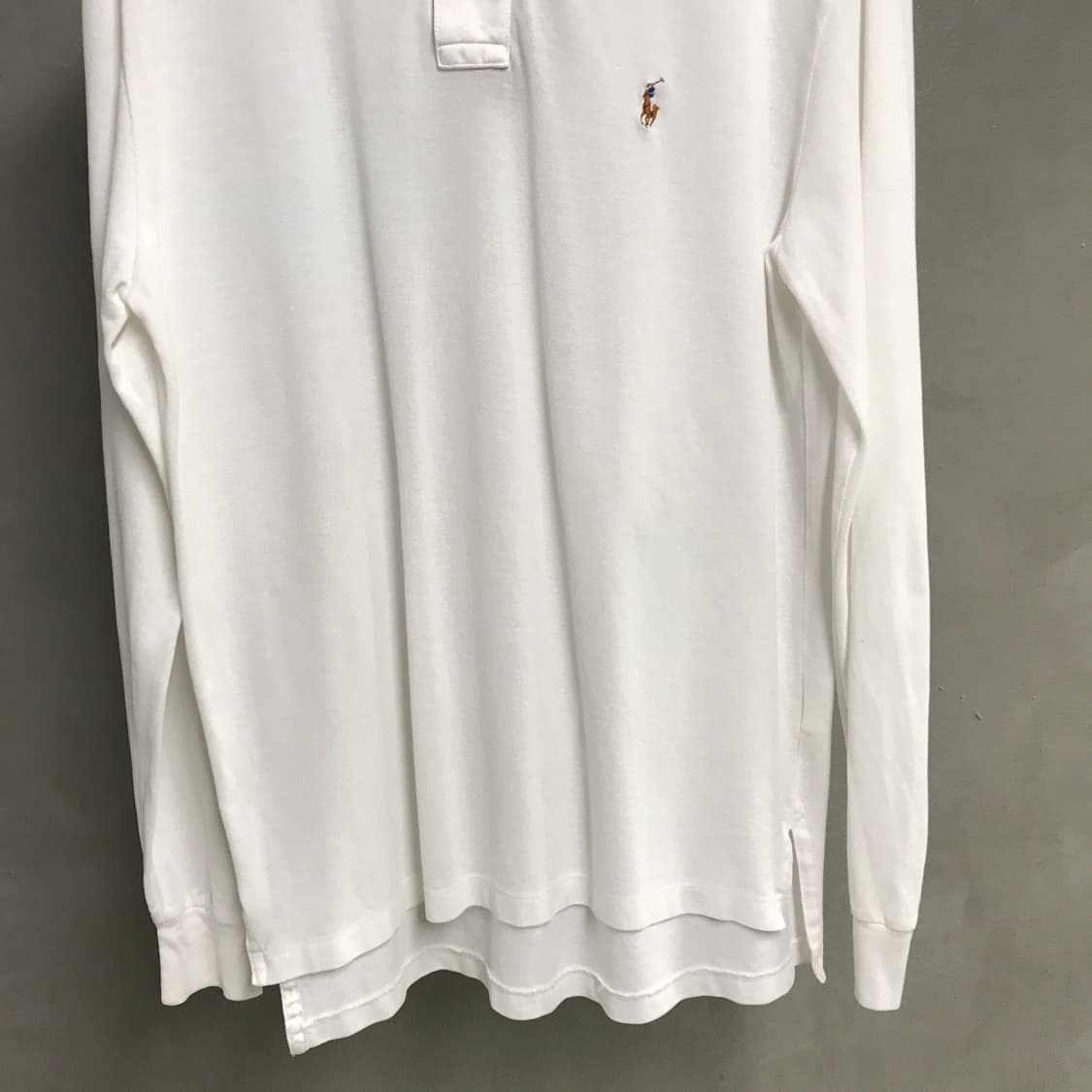 폴로 랄프로렌 PK 긴팔 카라티 화이트 L 상품이미지3