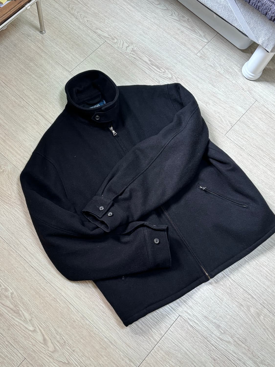 Polo Ralph Lauren 울 블루종 하프 코트 상품이미지4