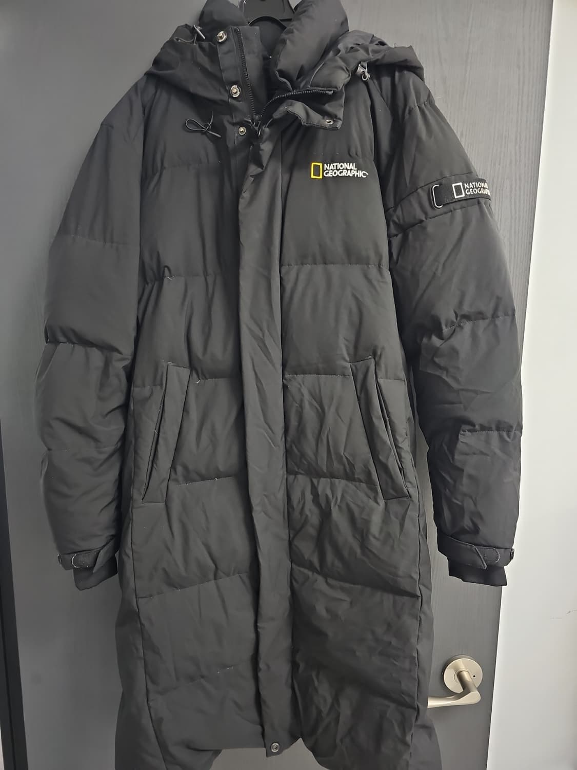 내셔널지오그래픽 정품 남성 오리털롱패딩 95사이즈 팝니다  상품이미지1