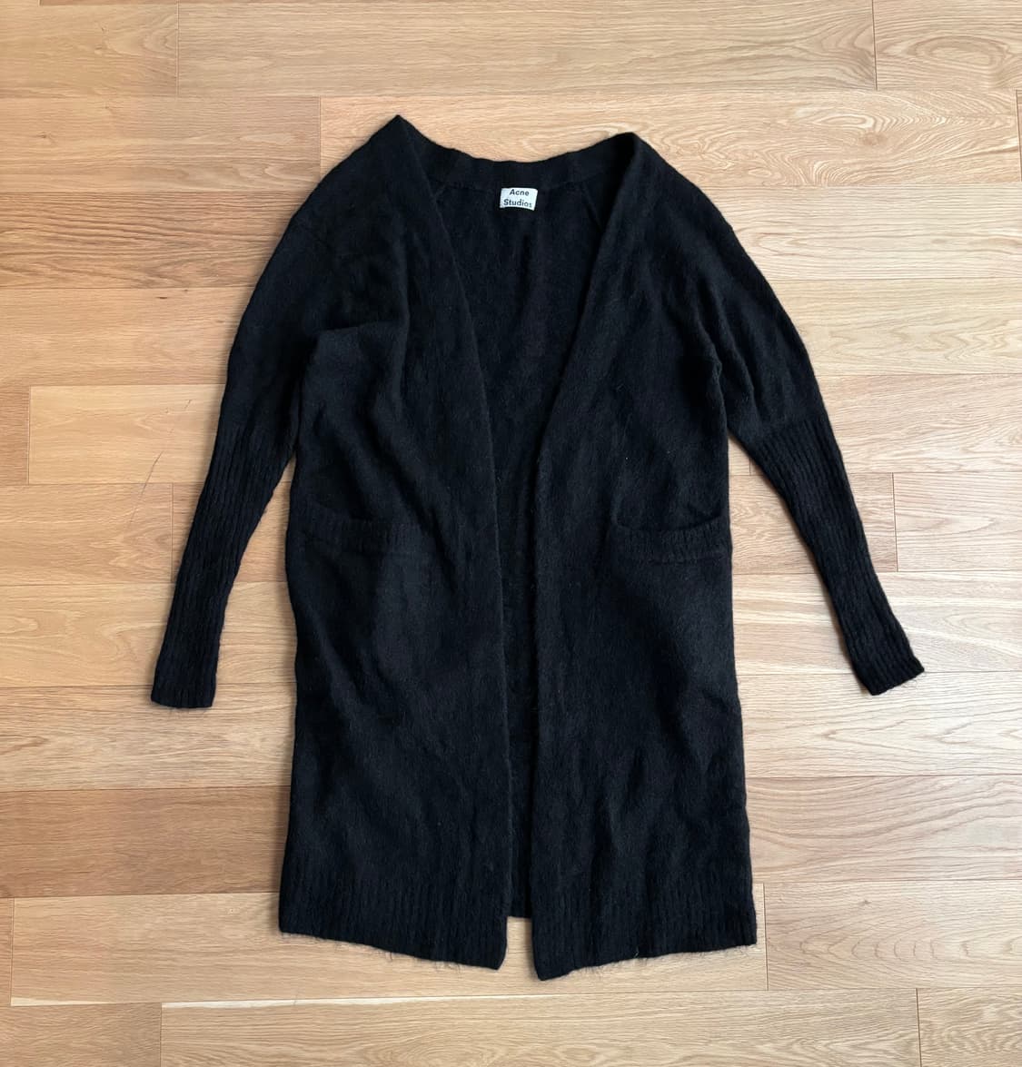Acne Studios 아크네 모헤어 가디건 블랙 XXS 상품이미지1