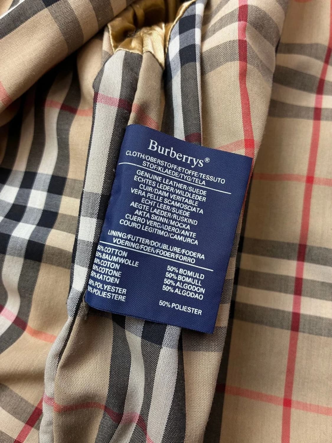 버버리 90's 숄카라 양가죽 퀼팅 루즈핏 코트 PN6107 상품이미지7