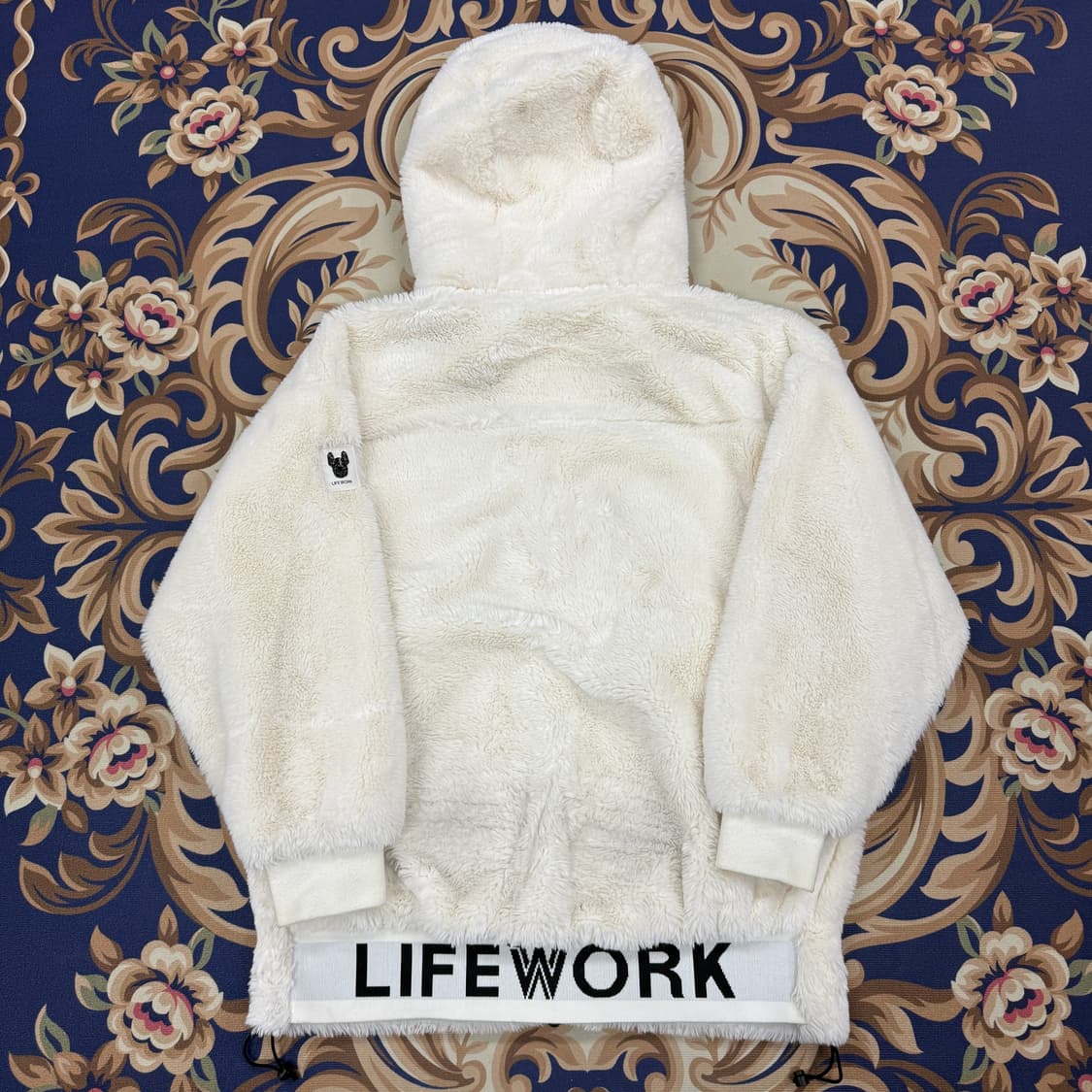 라이프워크 Lifework 밍스타 퍼 후드집업 자켓(아이보리) 상품이미지5