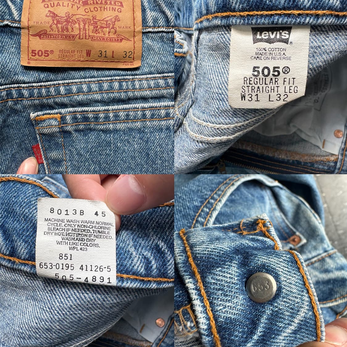Levi’s 505 - 90s USA 상품이미지9