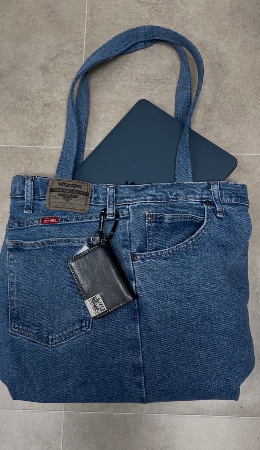 Wrangler Denim Upcycling Tote Bag 상품이미지3