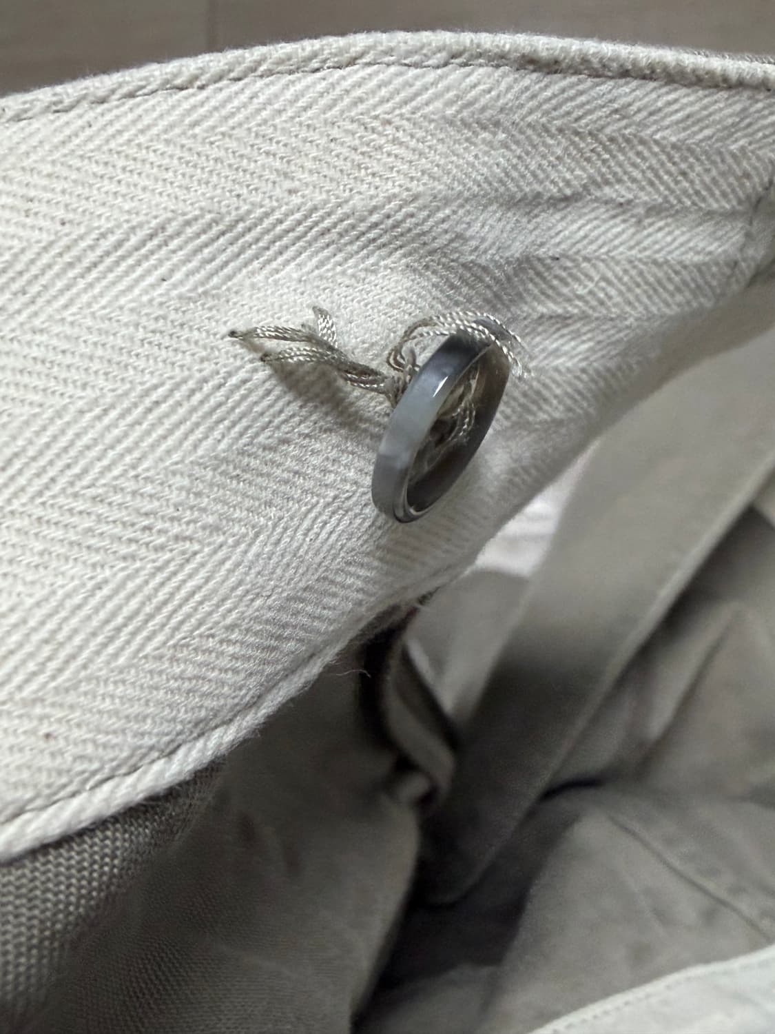 러프사이드 엘라스틱 퍼티그 팬츠 올리브 그레이 (2 size) 상품이미지4