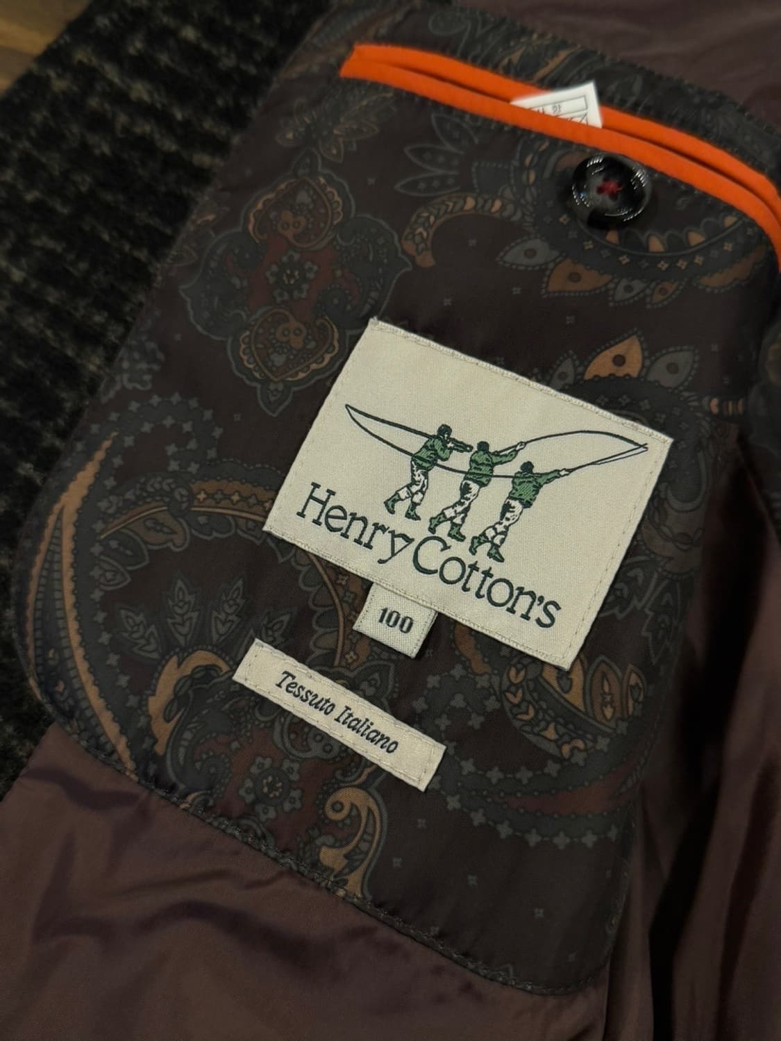 헨리코튼 트위드 자켓 100 상품이미지7