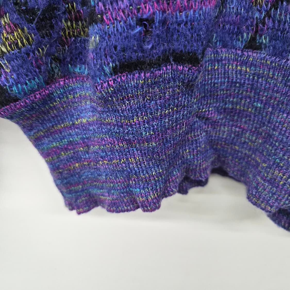 웅가로  라운드넥 퍼플 니트 여성 M 상품이미지3