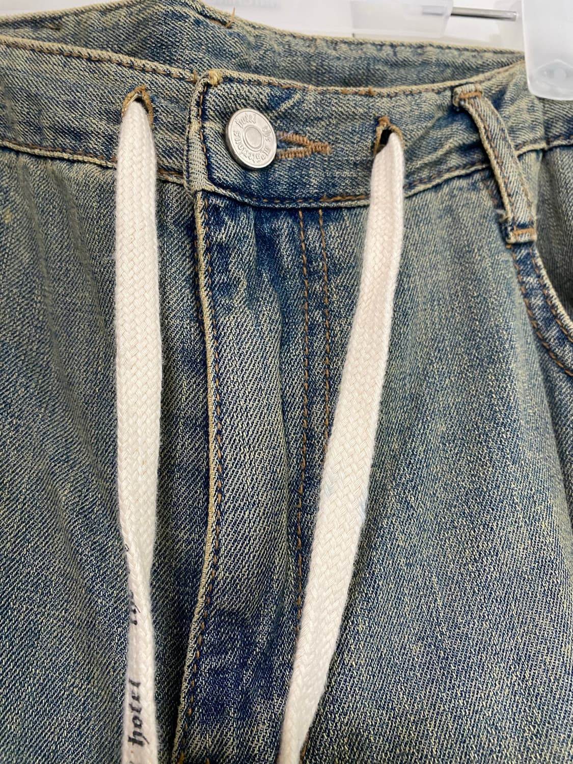 더미스테리어스호텔 LOGO STRAP JEANS 데님 팬츠 1사이즈 상품이미지6