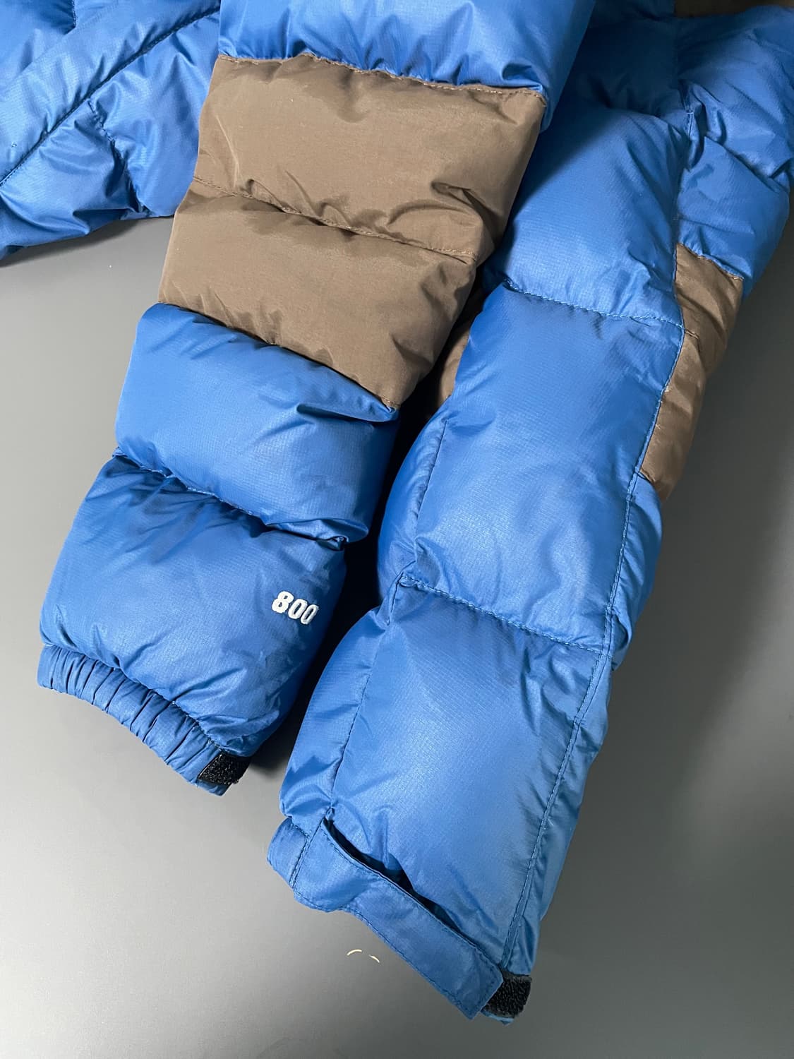 [M] 노스페이스 USA 화이트라벨 윈드스토퍼 800 눕시 패딩 상품이미지7