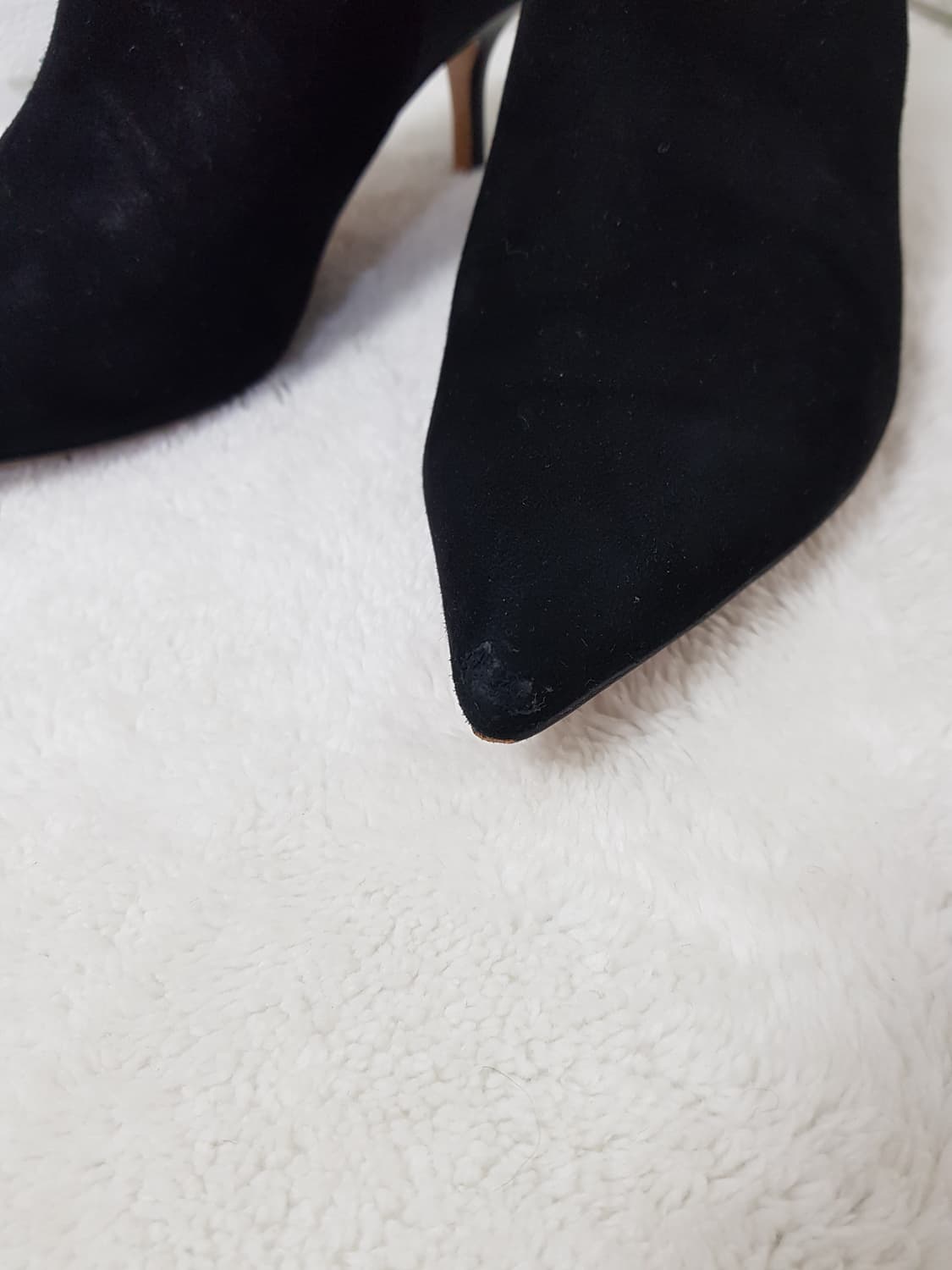 [37/240/정품] 셀린느 스웨이드 앵클부츠 첼시부츠 상품이미지4