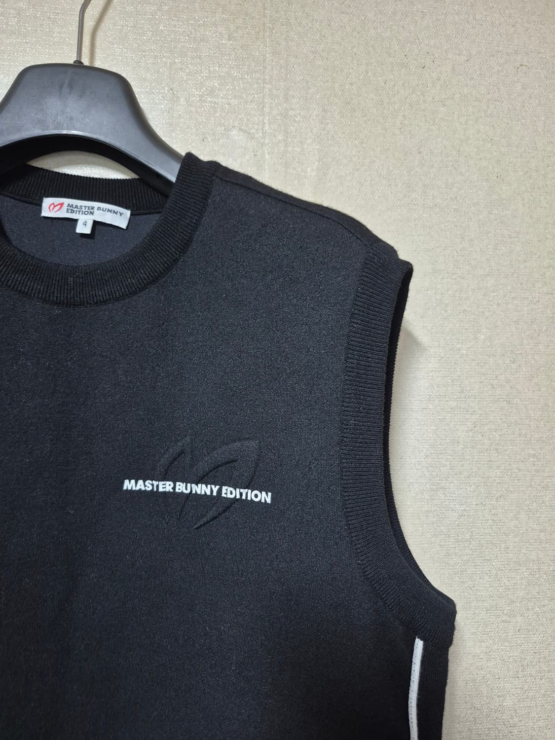 마스터바니 엠보로고 니트 베스트 상품이미지3
