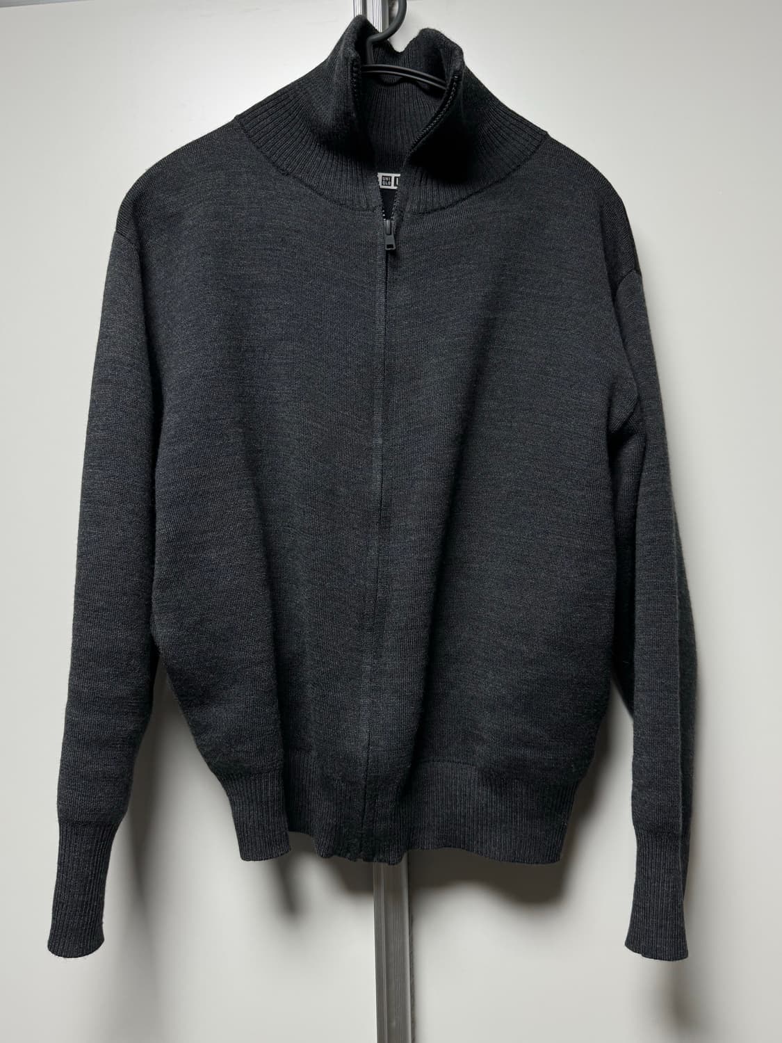 [S] 유니클로 넥집업 풀집 가디건 상품이미지1