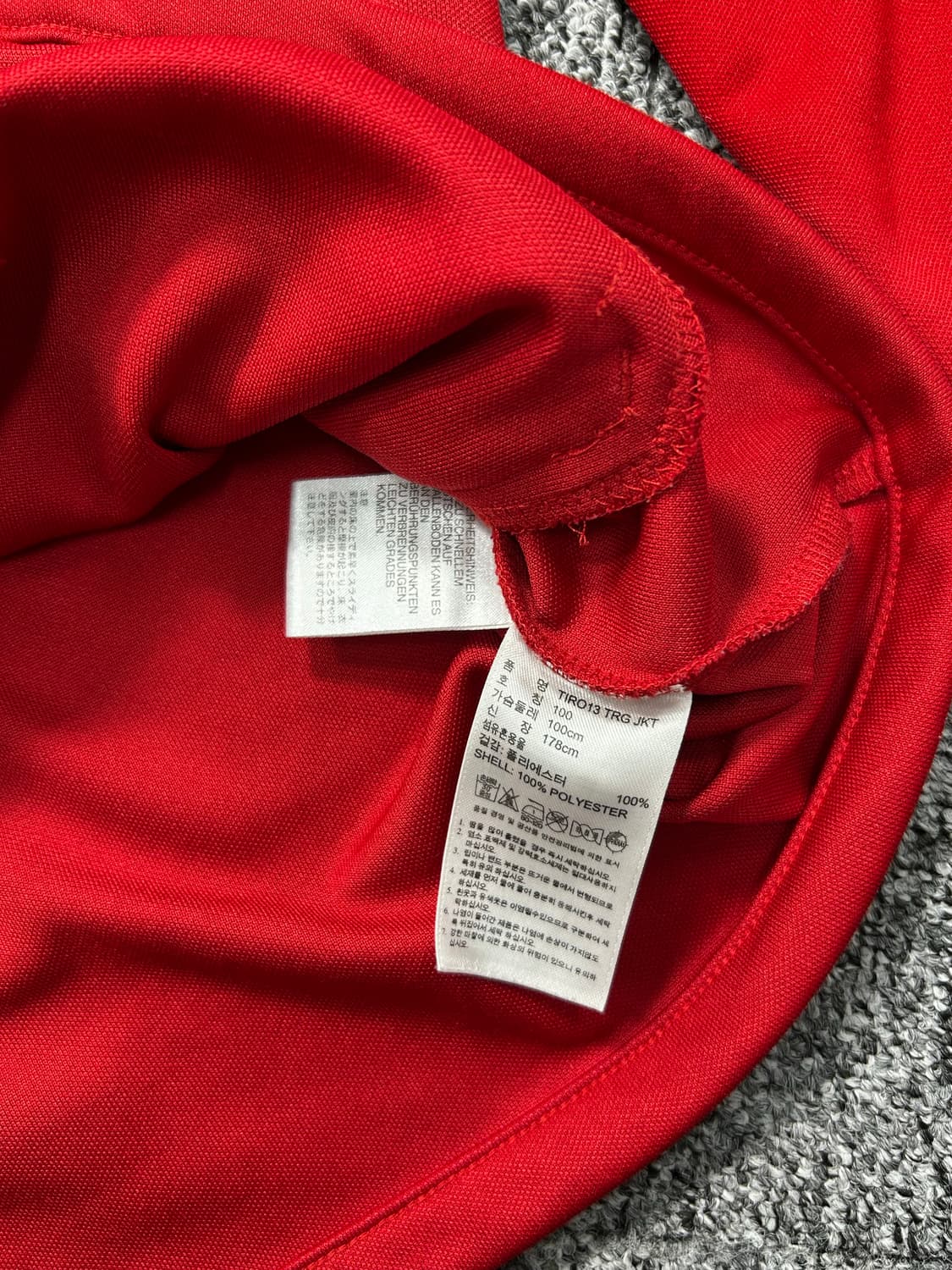 아디다스 이큅먼트 레드 트랙탑 져지 L 상품이미지8