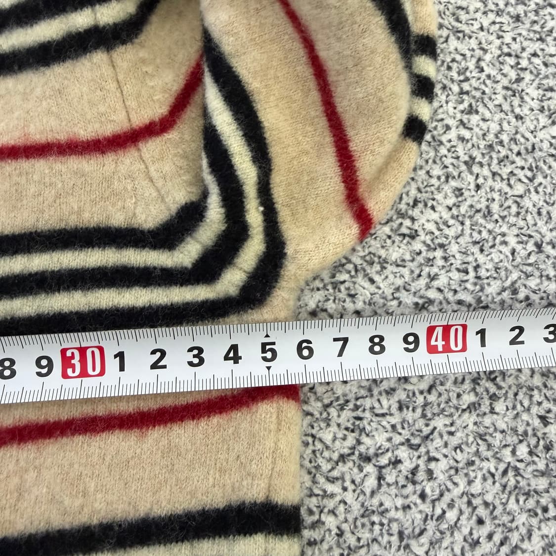 실측확인 버버리 스트라이프니트 (수축)0127H1 상품이미지7