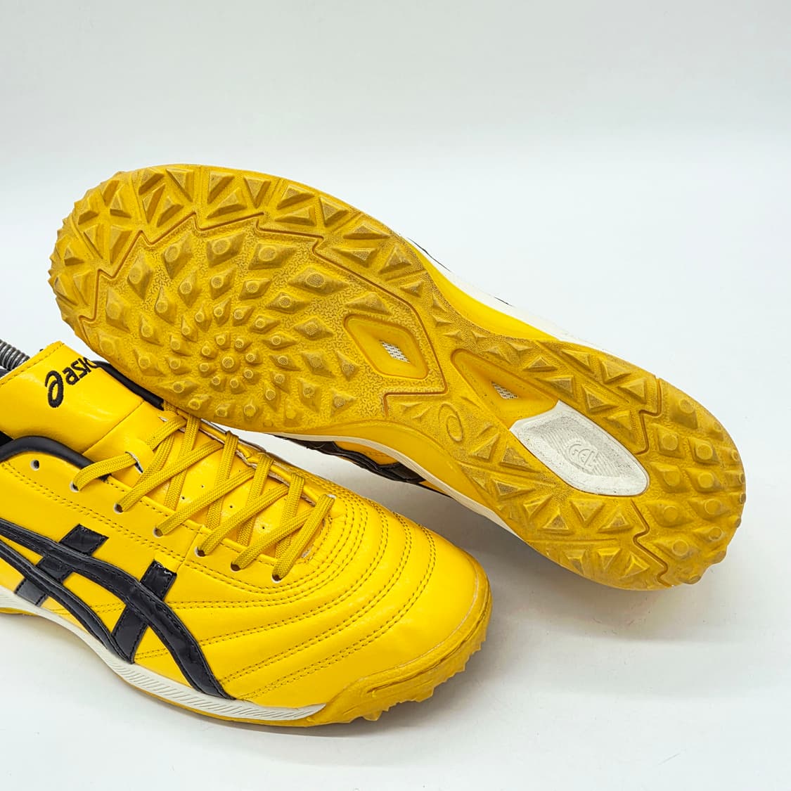 아식스 C3 TF 천연 캥거루가죽 풋살화 옐로우 (285) 상품이미지3