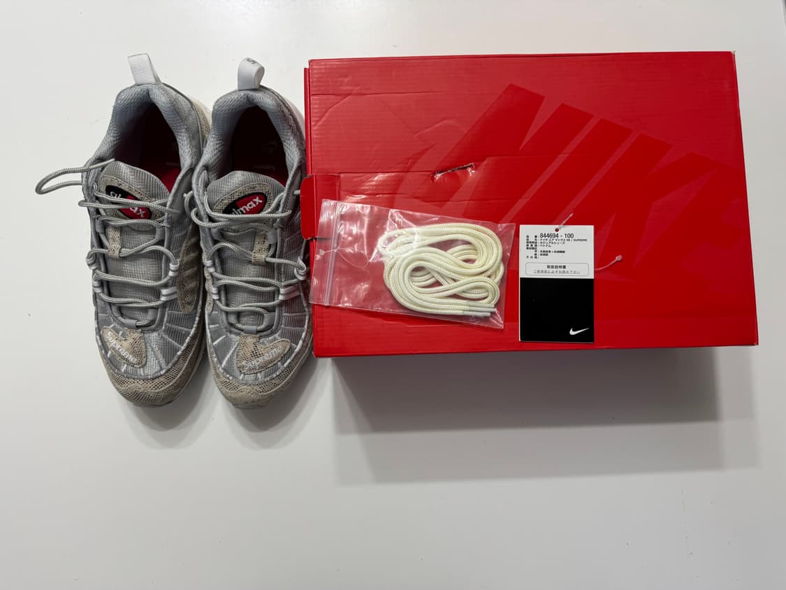 나이키 x 슈프림 에어맥스 98 스네이크스킨 270 상품이미지2