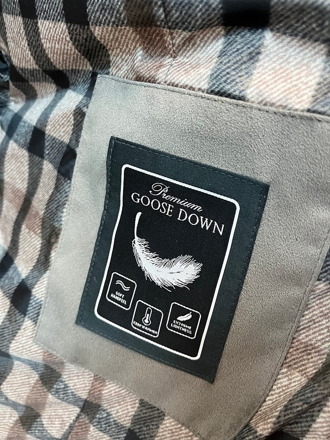 105) 닥스 스웨이드 구스패딩자켓  상품이미지5