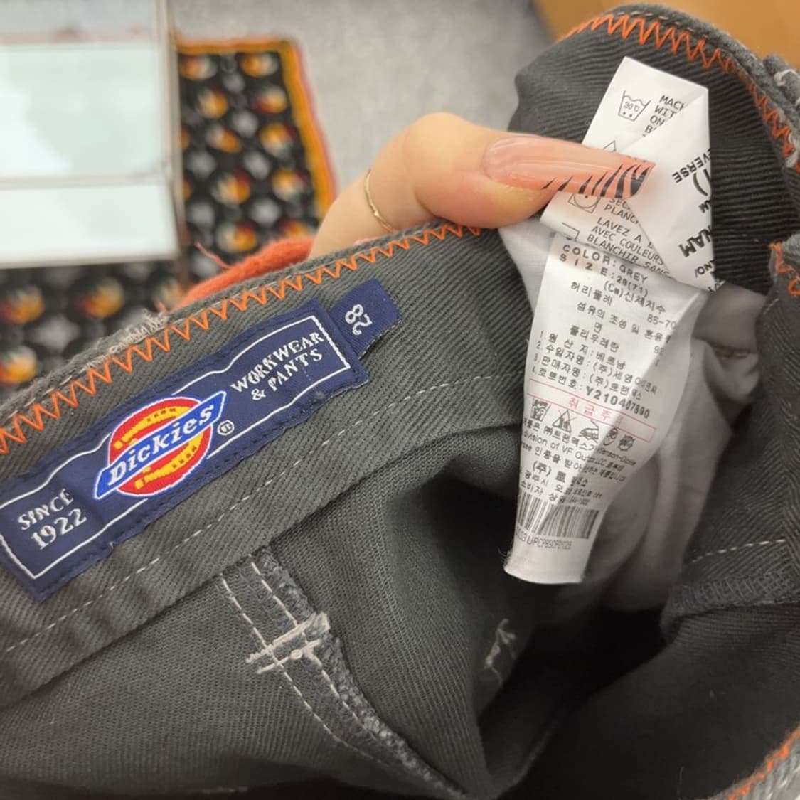 디키즈 캔버스 스케치라인 카펜터 팬츠 28인치 C08308 상품이미지5