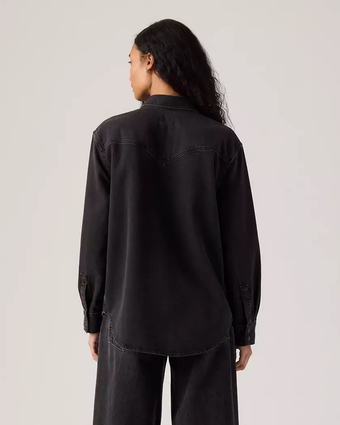 리바이스 데님셔츠 블랙  상품이미지3