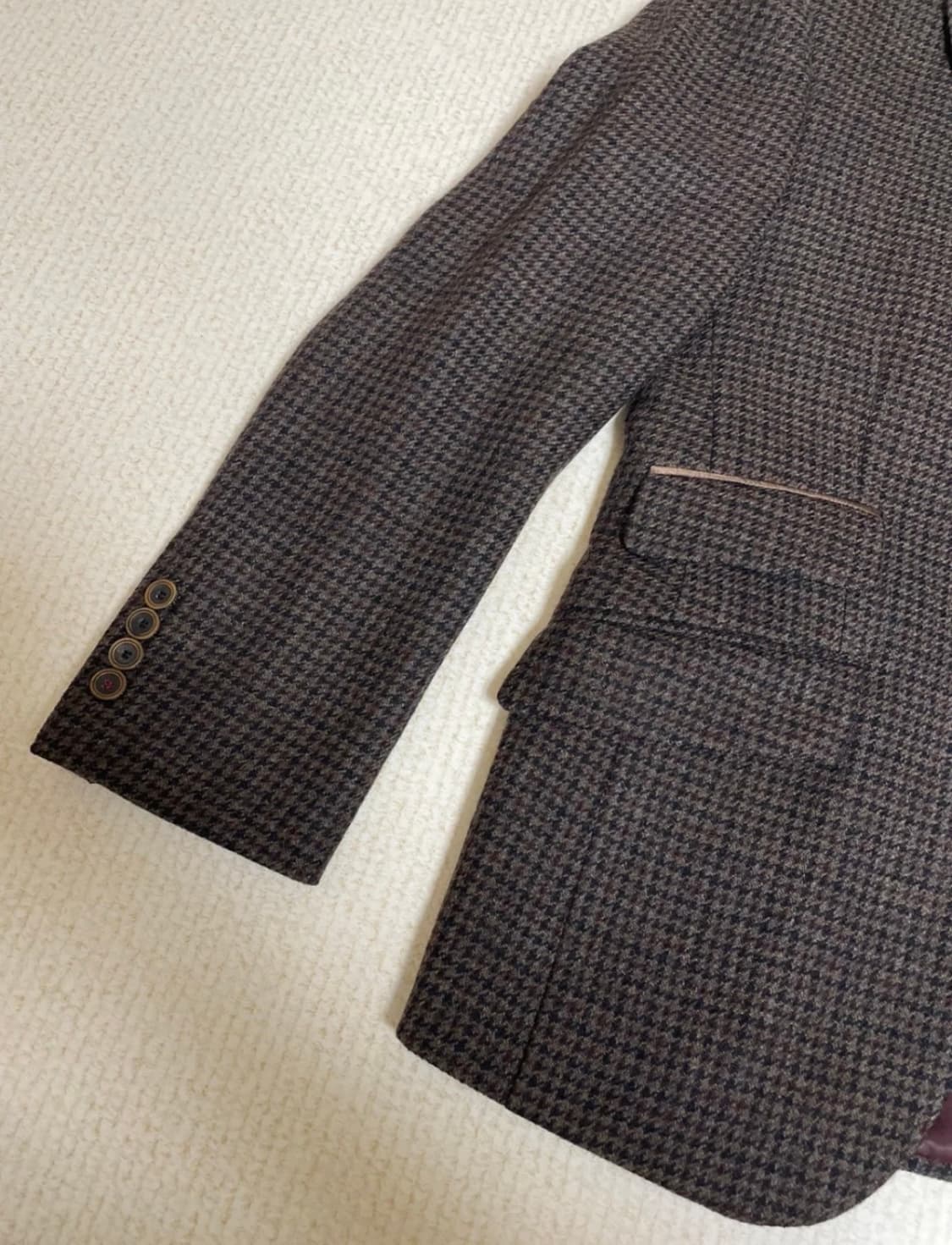 테드 베이커 남성 체크 자켓 (95-100 사이즈 / 100% 울) 상품이미지3