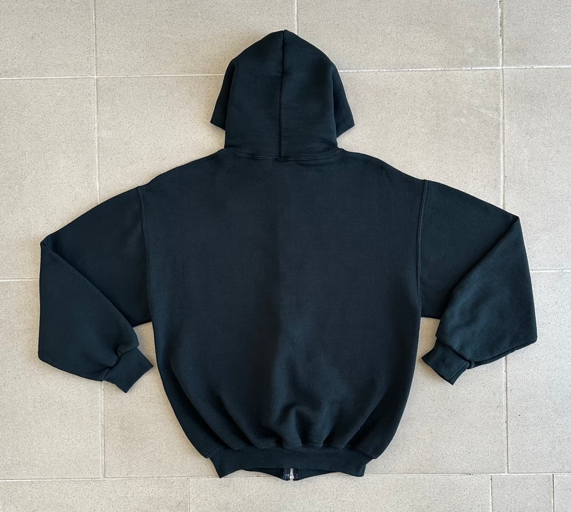 00s 빈티지 러셀 후드집업 다크그린 M 상품이미지2