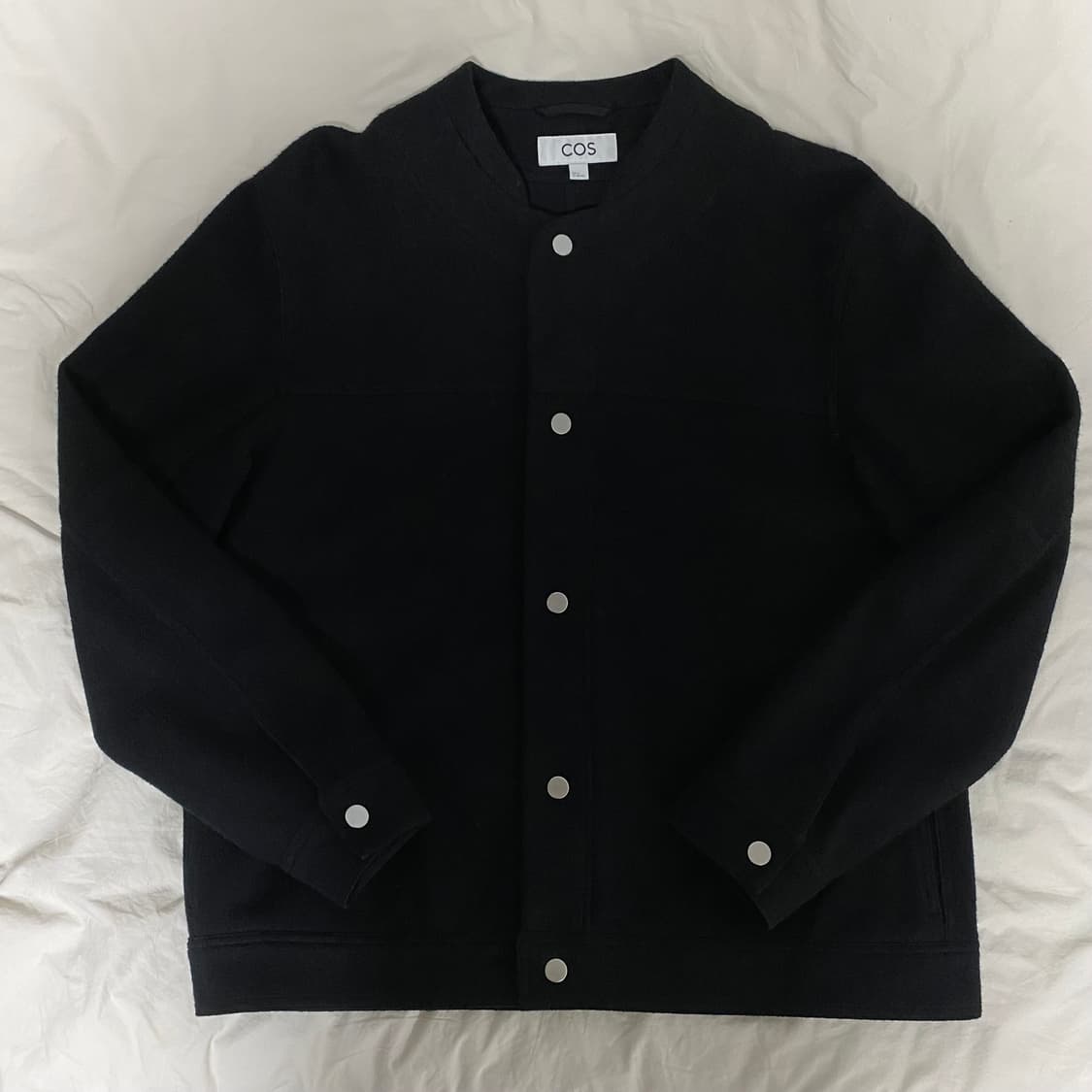 [XL] 코스 울 보머 자켓 블랙 상품이미지1