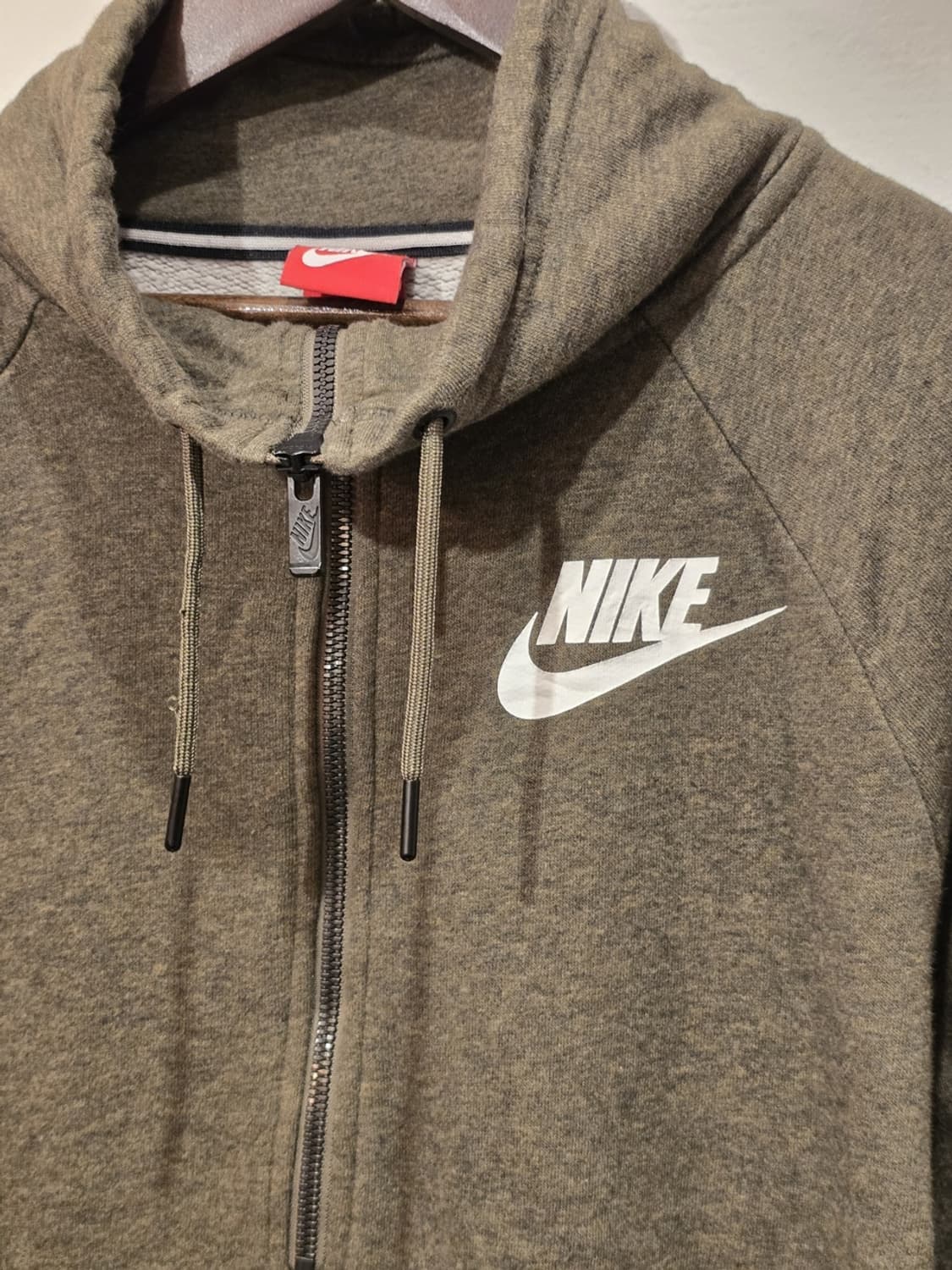 Nike 올리브 그린 스웻 집업 상품이미지2