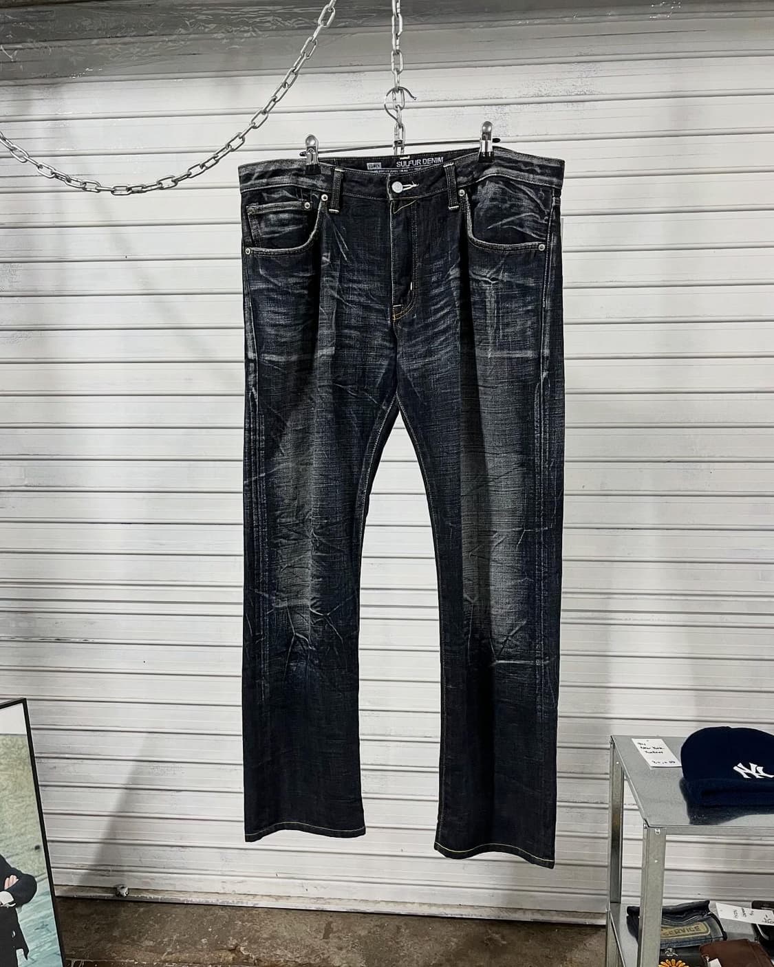 Edwin sulfur denim crack washed jean🇯🇵 상품이미지2