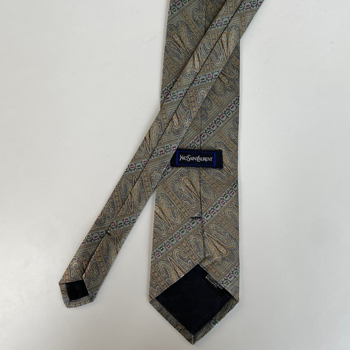 YSL 입생로랑 페이즐리 명품 정품 넥타이 상품이미지3