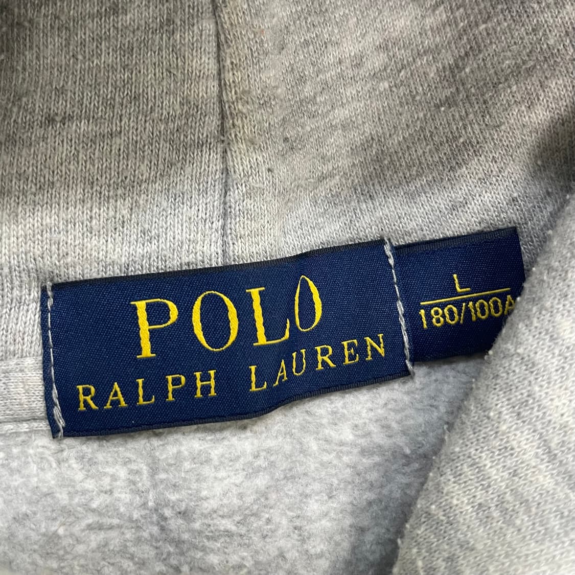 폴로 랄프로렌 빅 포니 자수 후드티 그레이 상품이미지3